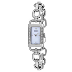 Coach Women's Mother of Pearl Silver Quartz