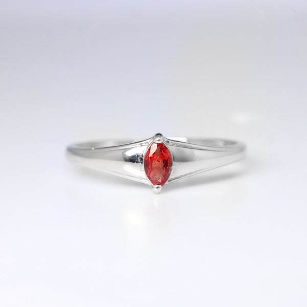 Tanzanian Ruby WG Ring