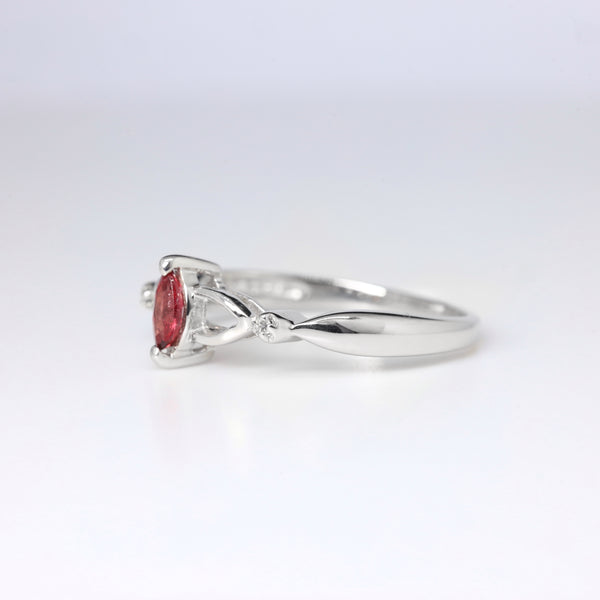 Tanzanian Ruby WG Ring