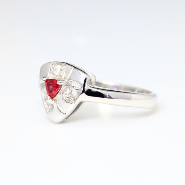 Malawi Ruby Zircon WG Ring