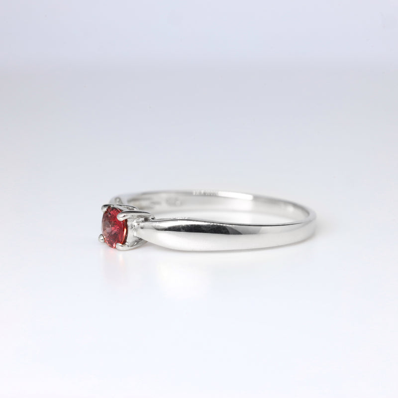 Ruby Solitaire Ring WG