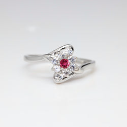 Tanzanian Ruby WG Ring