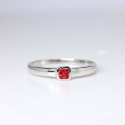 Tanzanian Ruby WG Ring