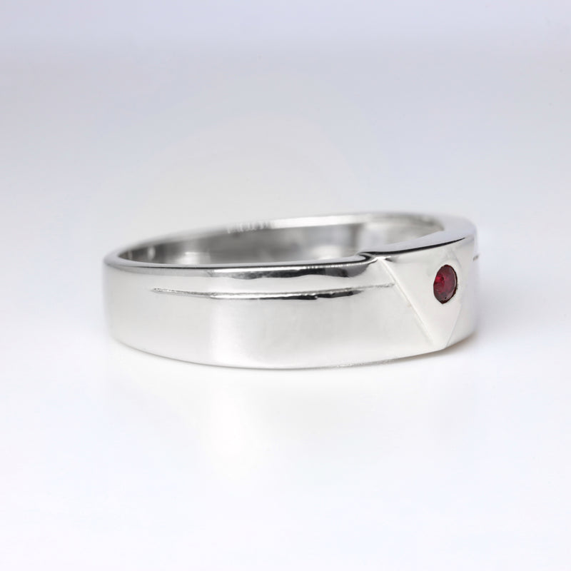 Tanzanian Ruby WG Ring