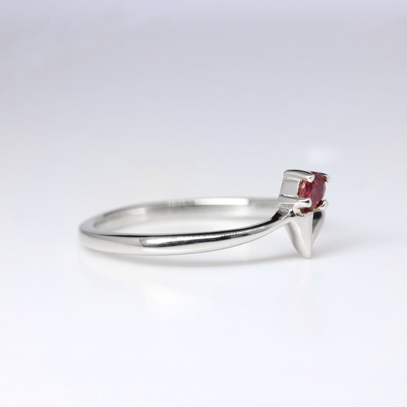 Tanzanian Ruby WG Ring