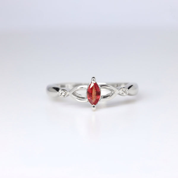 Tanzanian Ruby WG Ring