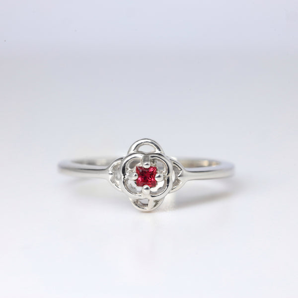 Tanzanian Ruby WG Ring