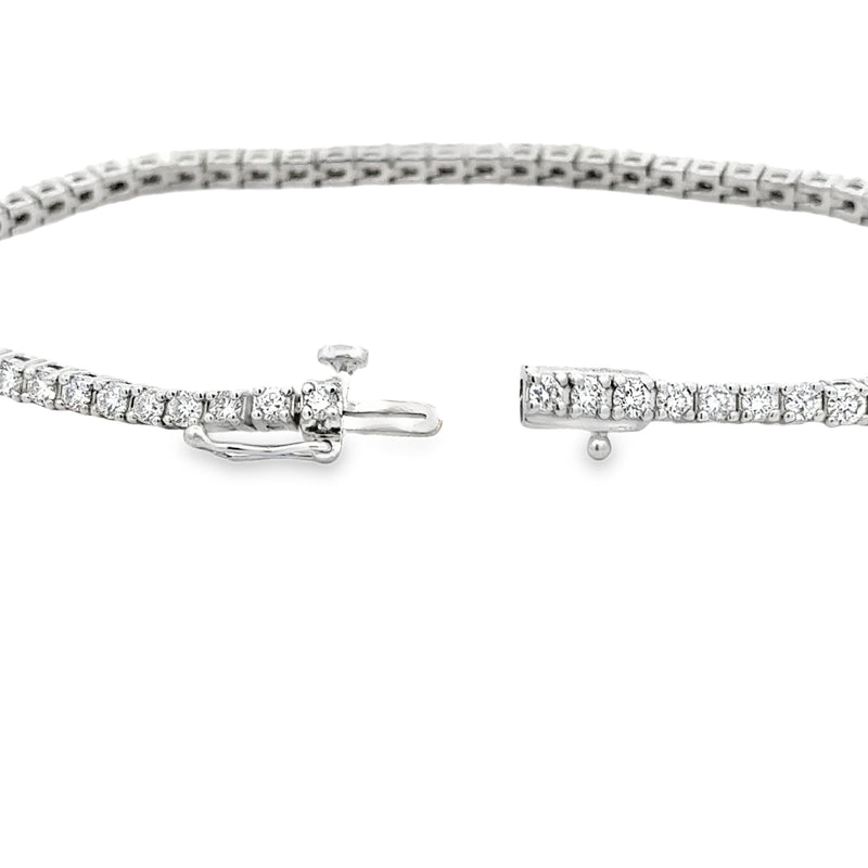 Lab Grown Diamond Tennis Bracelet Sterling Silver