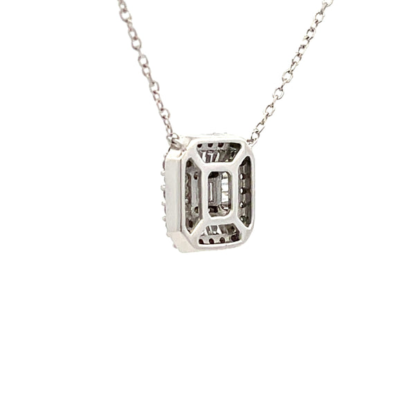 Natural .31ct Diamond Fashion Pendants 14KT White Gold