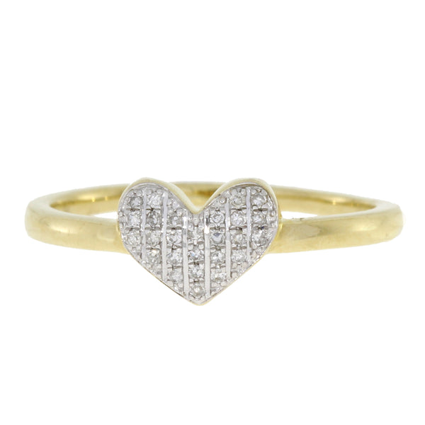 Genuine .10ct Diamond Ring 14KT Yellow Gold