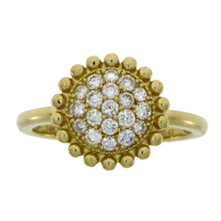 Natural .42ct Diamond Ring 14KT Yellow Gold