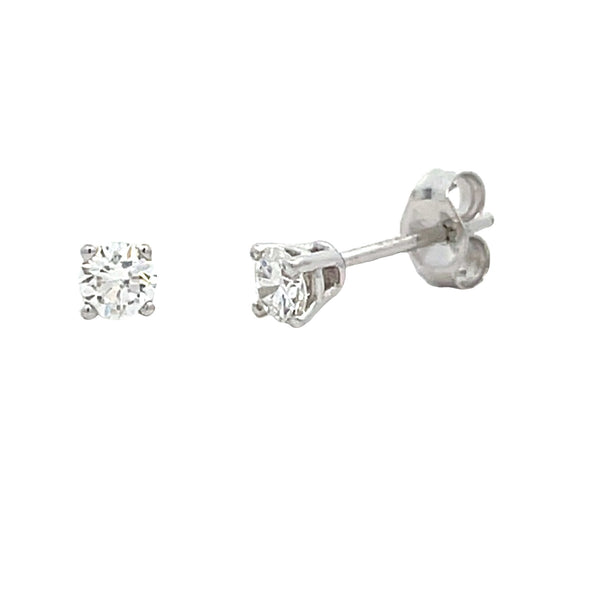 .25ct Lab Grown Diamond Stud Earrings 10KT White Gold