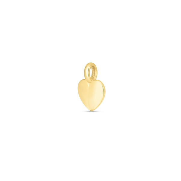 14k Yellow Gold Mini Heart Charm