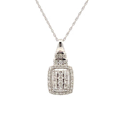 Genuine .50ct Diamond Fashion Pendants 10KT White Gold