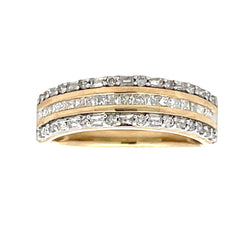 .50ct Diamond Wedding Band Ring 10KT Yellow Gold