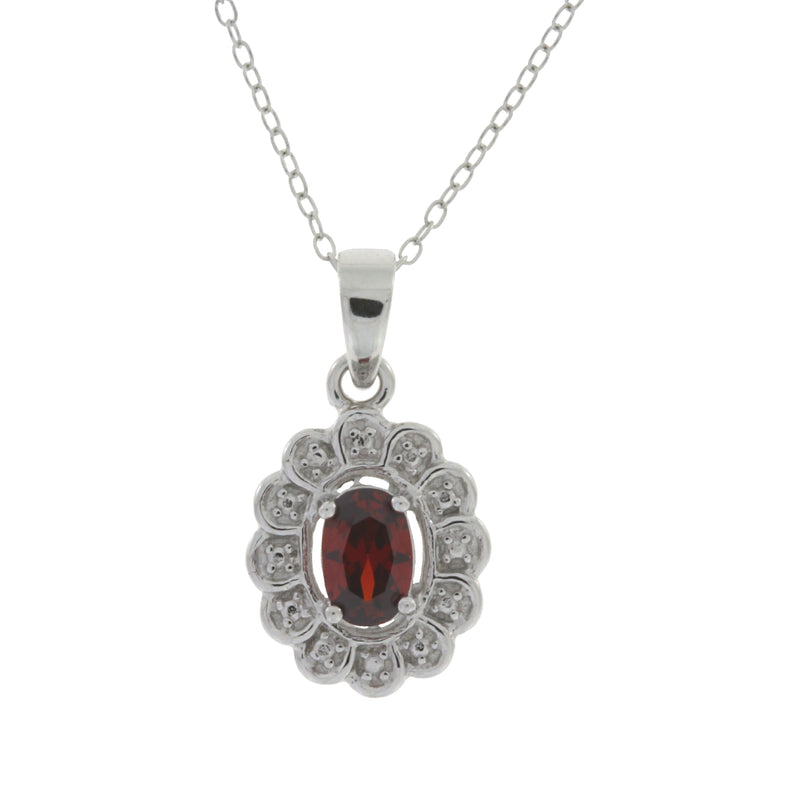 Cubic Zirconium Fashion Pendants Sterling Silver