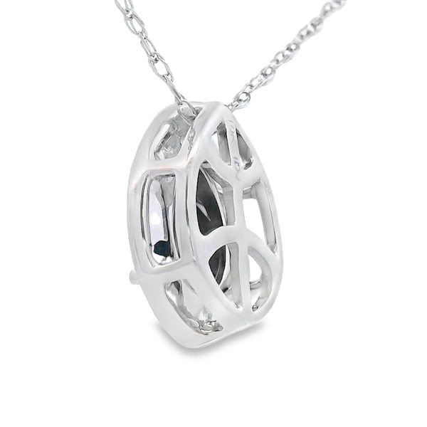 .03ct Onyx Diamond Fashion Pendants 10KT White Gold