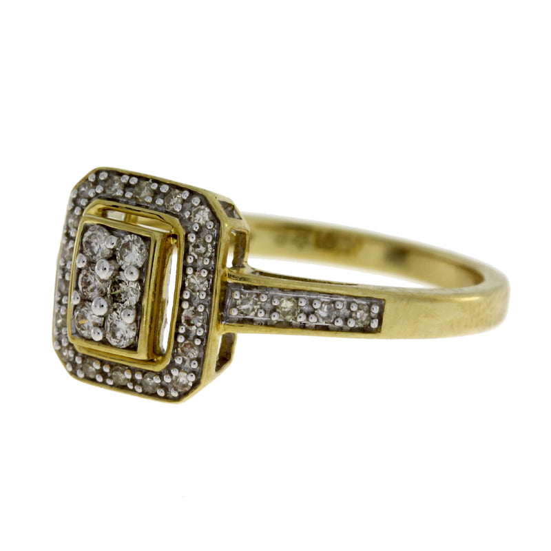 Genuine .25ct Diamond Ring 14KT Yellow Gold