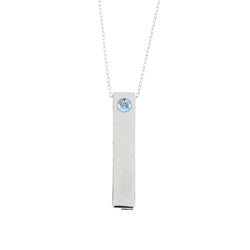 Natural Blue Topaz Fashion Pendants Sterling Silver