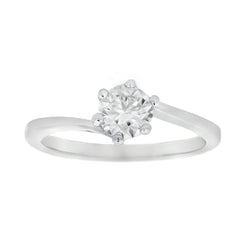 Genuine .43ct Moissanite  Sterling Silver