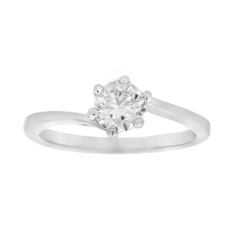 Genuine .43ct Moissanite  Sterling Silver