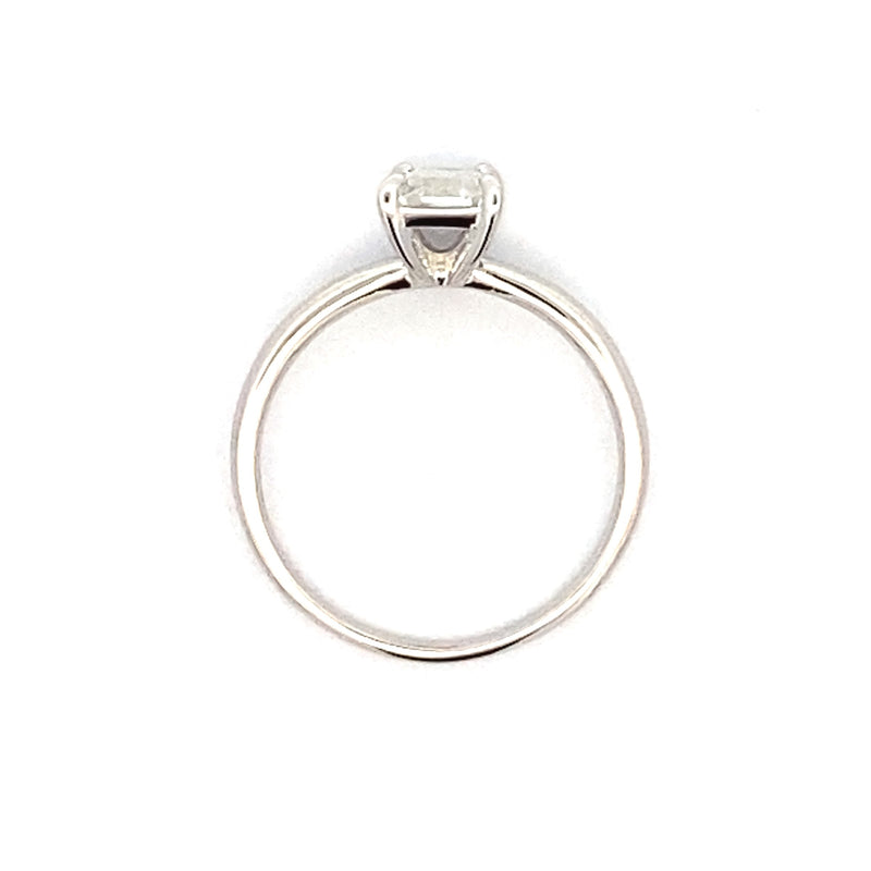Natural .98ct Moissanite  Sterling Silver
