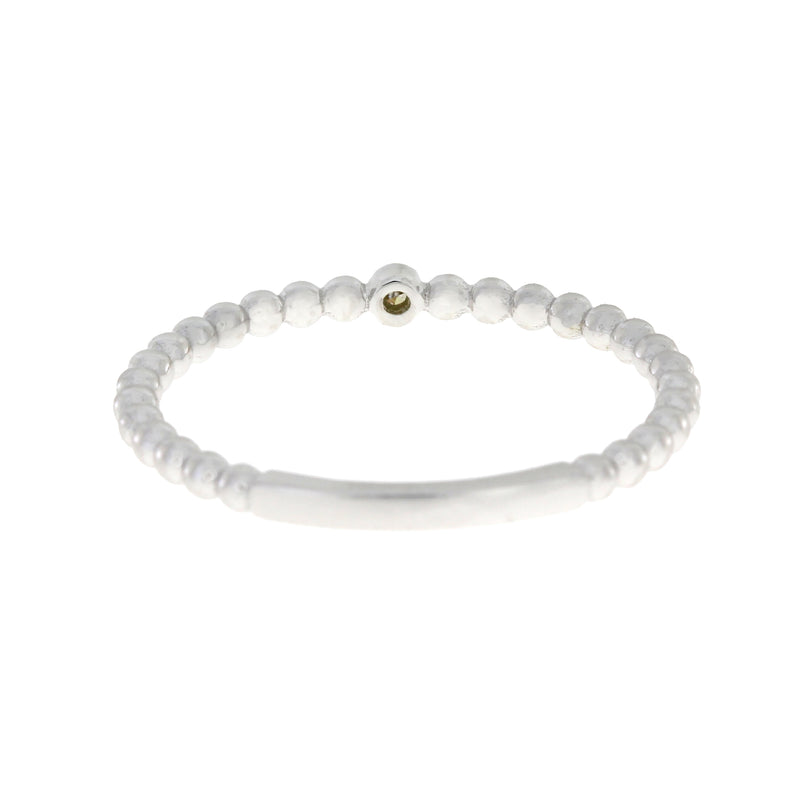 .01ct Diamond stackable band set 10KT White Gold