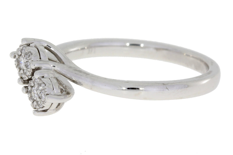 Genuine .12ct Diamond Ring 14KT White Gold