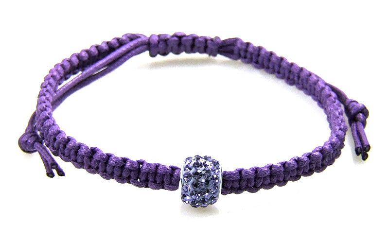 Genuine Crystal Bracelet Sterling Silver