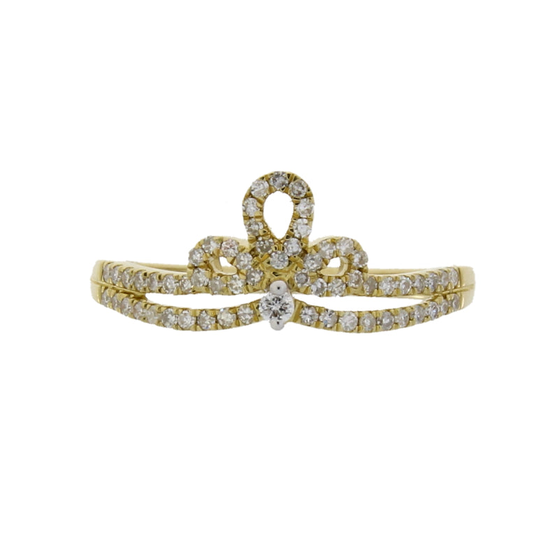 Natural .29ct Diamond Ring 14KT Yellow Gold