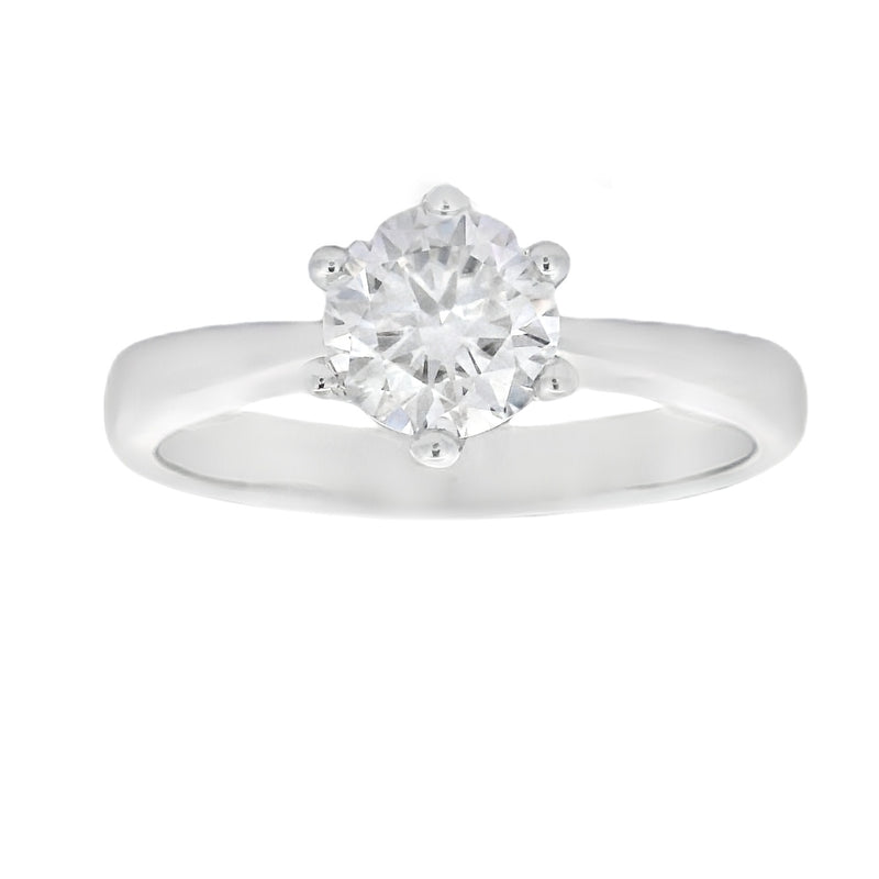 Natural .86ct Moissanite  Sterling Silver