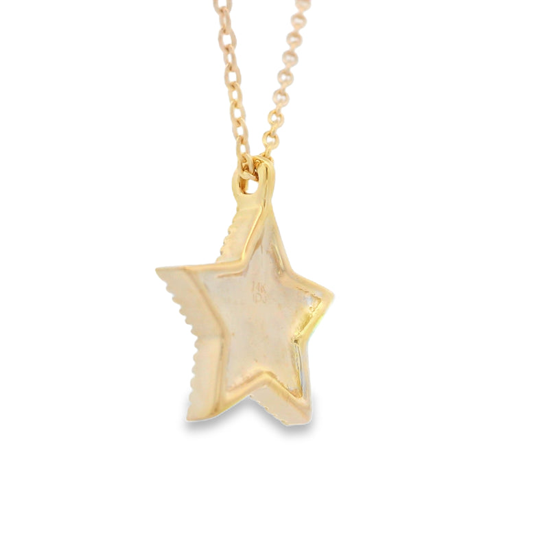 Genuine .12ct Diamond Star Pnd 14KT Yellow Gold