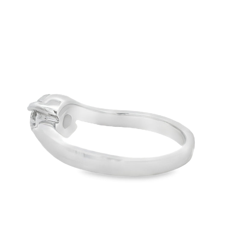 Genuine .86ct Moissanite  Sterling Silver