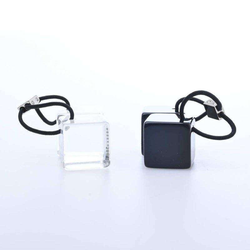 Louis Vuitton Rhinestone Resin Womens Hair Tie BlackClear