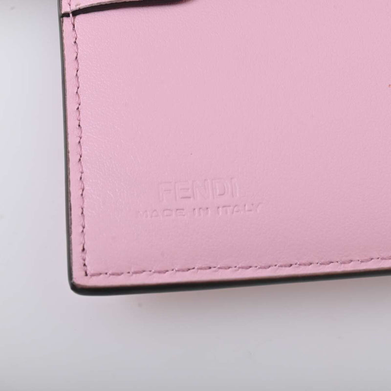 Fendi Womens Leather Wallet (bi-fold) Pink