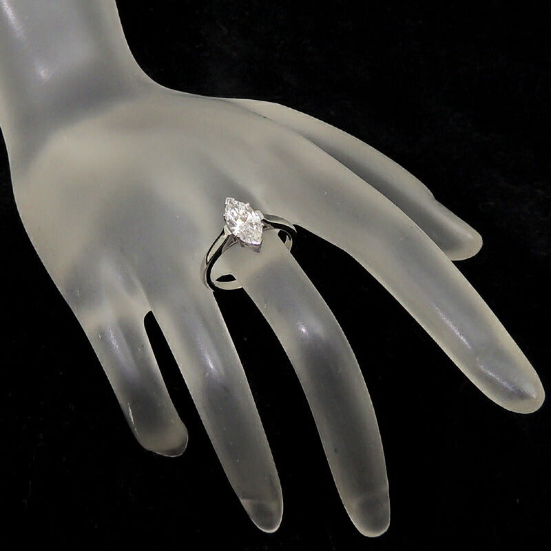 Tiffany Pt950 1.14ct Marquis Diamond Ladies Ring / Platinum No. 12