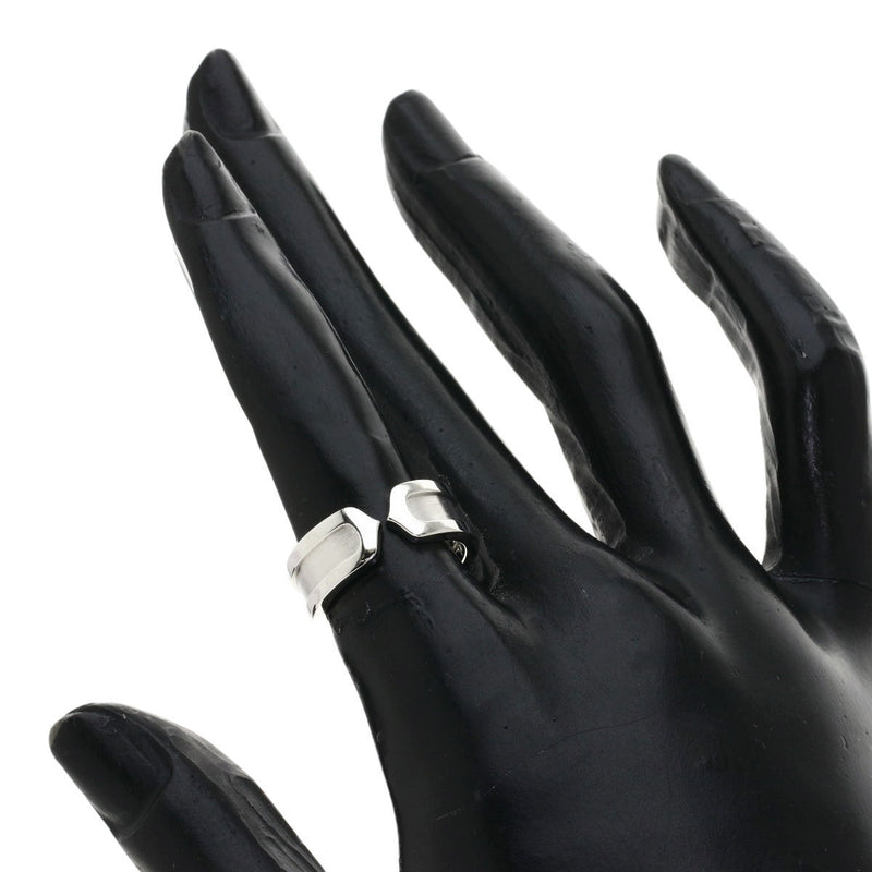 Cartier C2 Ring # 49 / K18 White Gold Ladies CARTIER