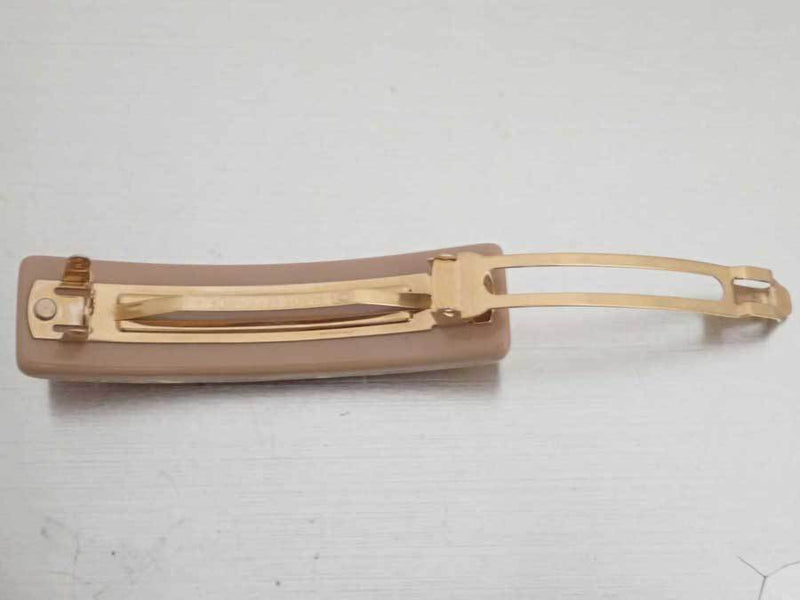 Louis Vuitton Hair Clip Monogram Unclesion Beige Resin Hairpin Ladies M65305