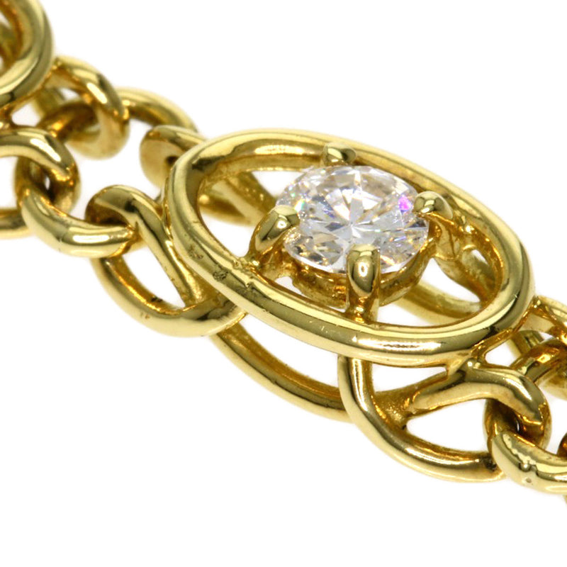 Van Cleef & Arpels Diamond Bracelet K18 Yellow Gold Ladies