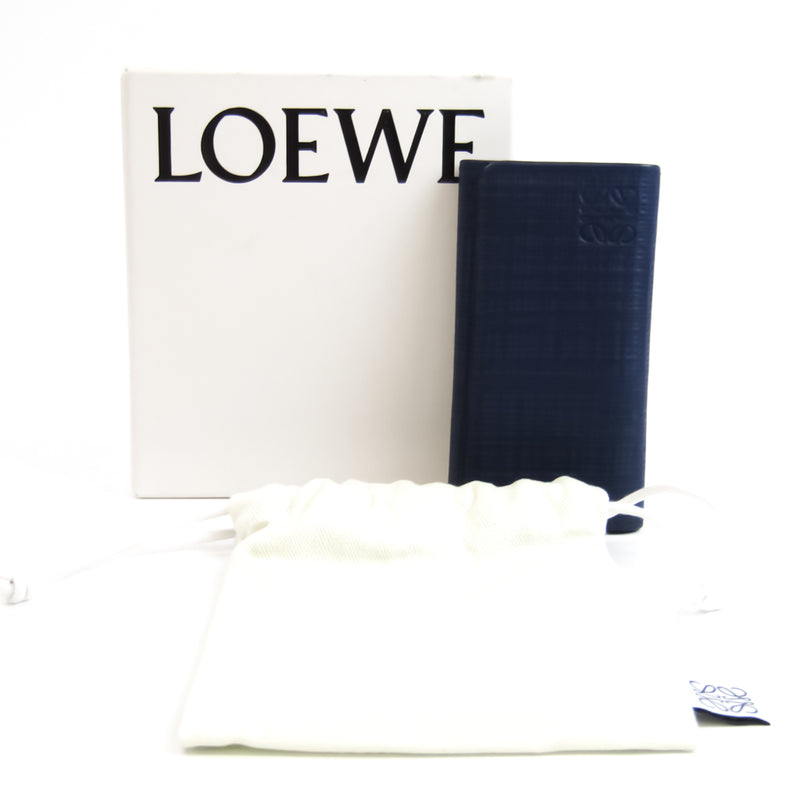 Loewe Unisex Leather Key Case Navy