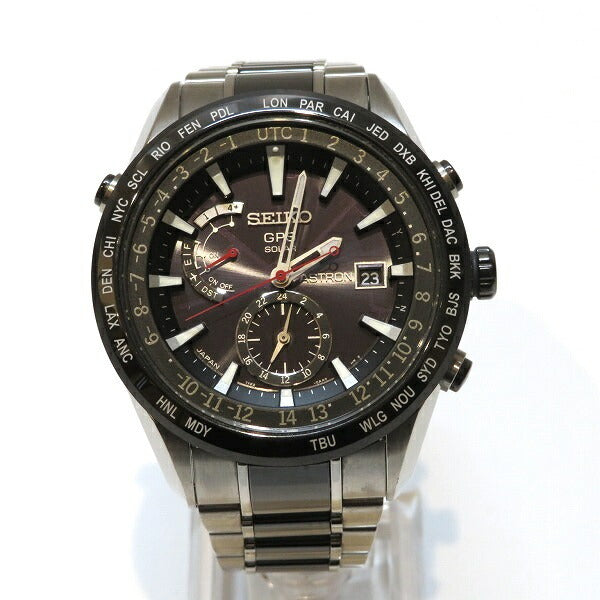 Seiko Astron 7 52-0AF0 Radio Solar Watch Mens