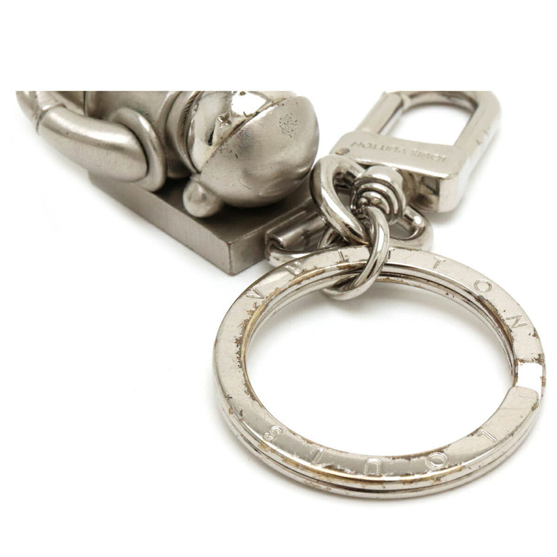 LOUIS VUITTON Astronaut Spaceman Keychain Keyring Bag Charm Metal Silver Color MP2213