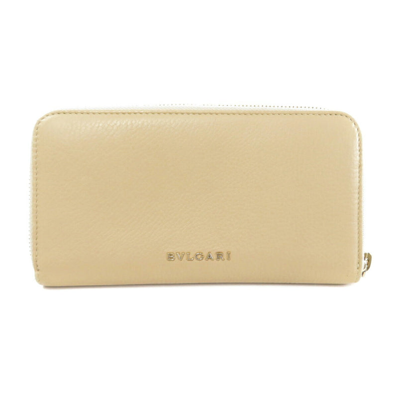 Bvlgari logo motif long wallet bi-fold leather ladies