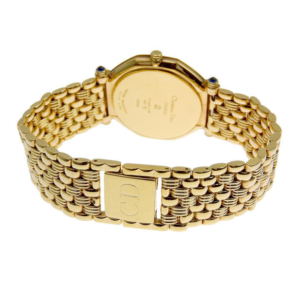 Christian Dior Quartz Gold Plated Mens Watch