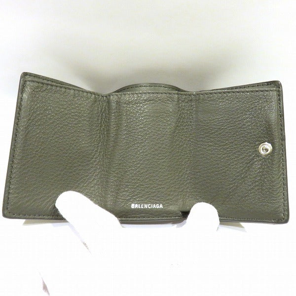 Balenciaga Paper Mini Wallet 391446 Tri-Fold Unisex