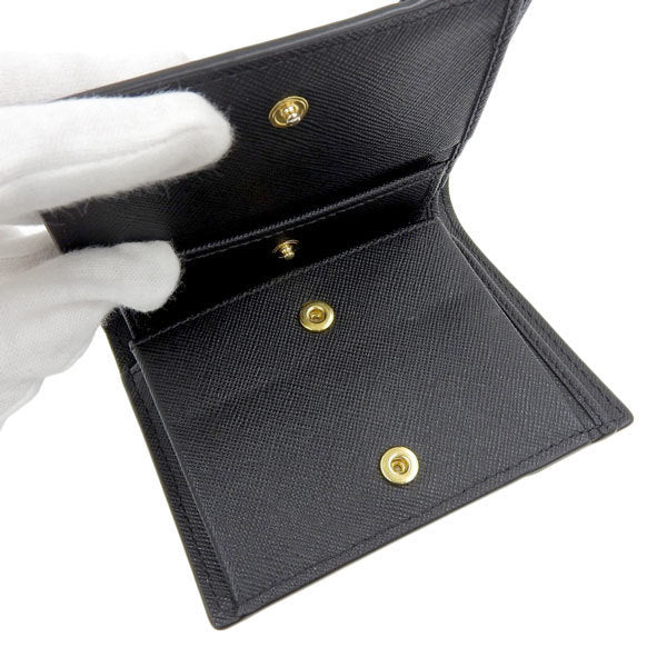 Marni Womens Leather Wallet (bi-fold) Black