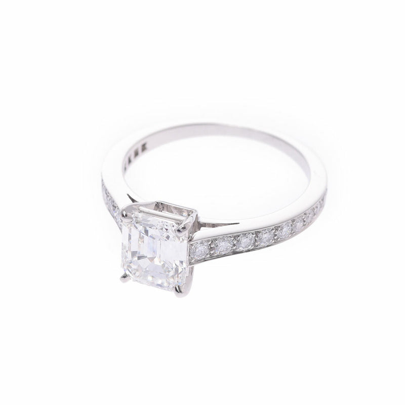 CARTIER Cartier 54 Diamond 1.54ct 13.5 Ladies Pt950 Platinum Ring /