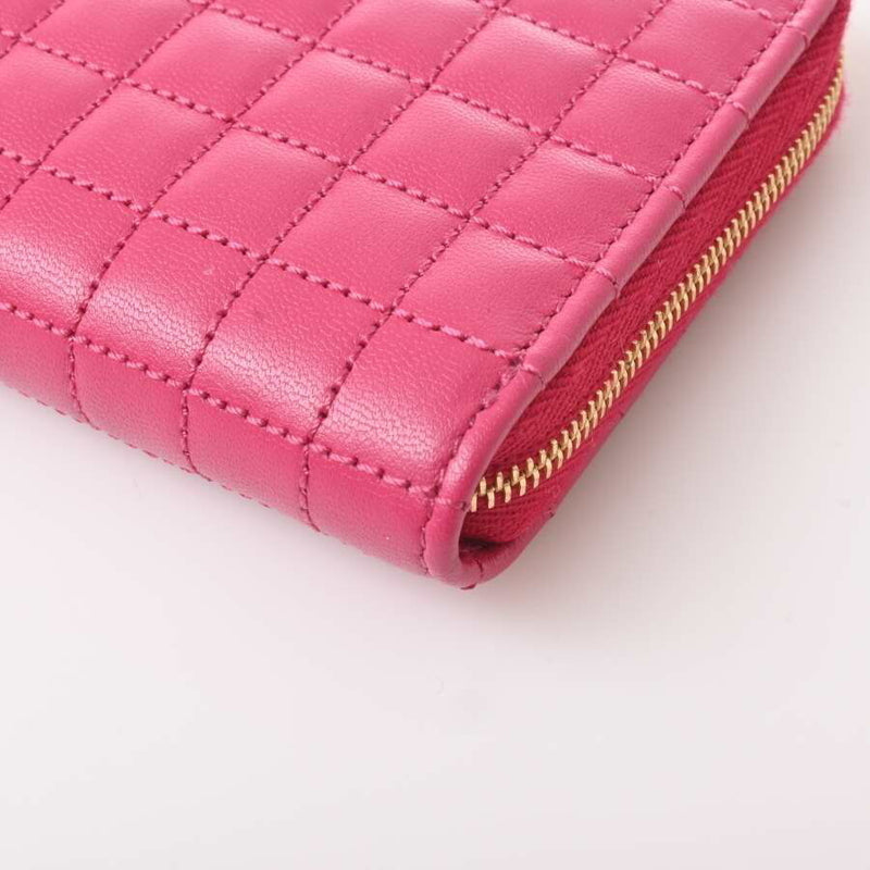 Celine Womens Leather Coin Purse/coin Case Pink