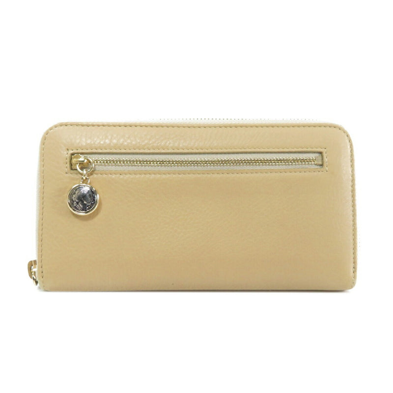 Bvlgari logo motif long wallet bi-fold leather ladies