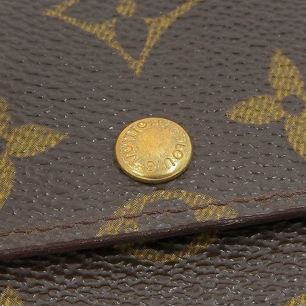Louis Vuitton Monogram Womens PVC Long Wallet (bi-fold) Brown